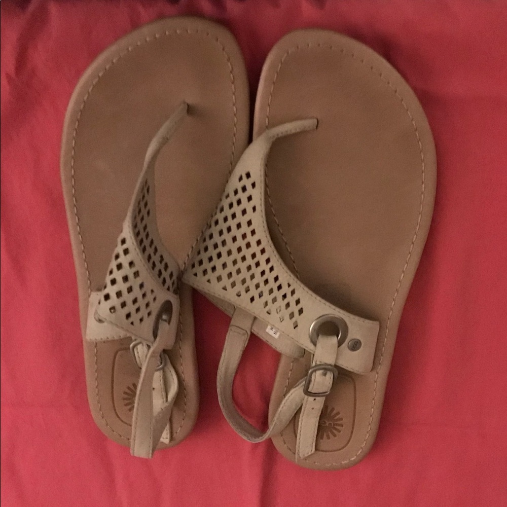 Ugg sandals off white size6
